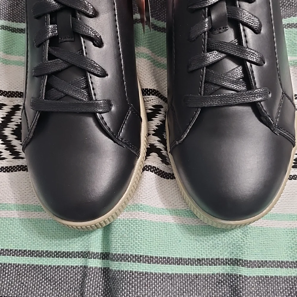 Deer Stags Boy's Joshua Sneaker, Black/Grey, 7M Big Kid NEW In Box‎